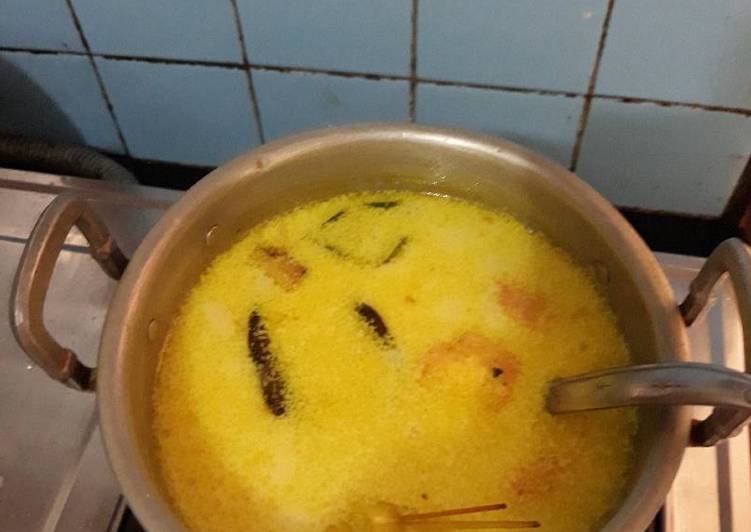 bahan dan cara membuat Gulai kikil tofu