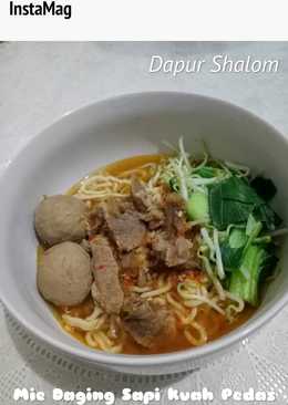 Mie Daging Sapi super pedas
