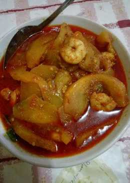 Tumis terong asam pedas