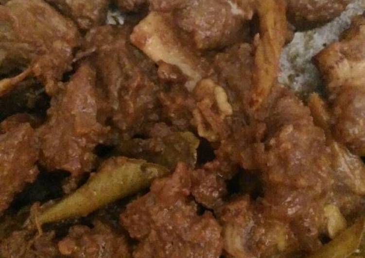 gambar untuk resep Terik daging kambing simpel