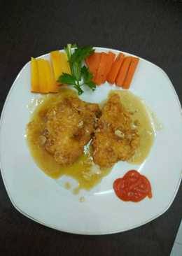 Chicken steak crispy simple