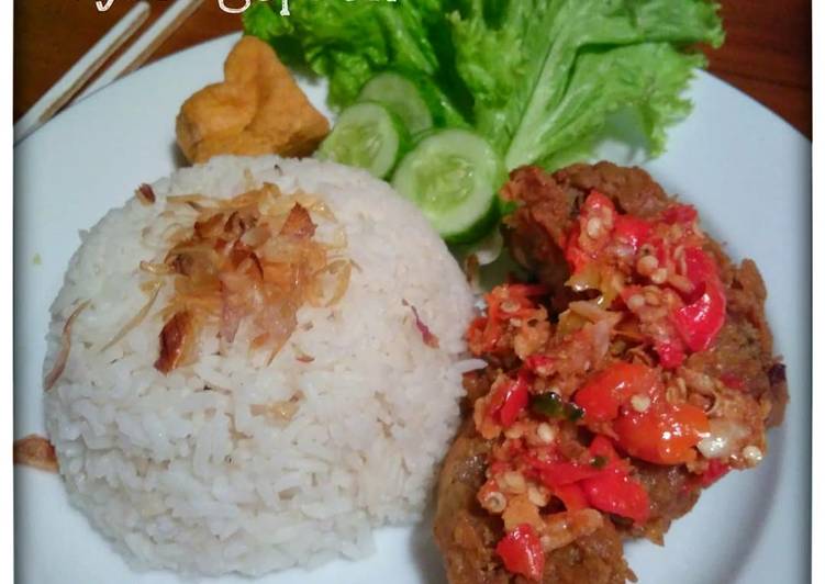 resep lengkap untuk Ayam geprek