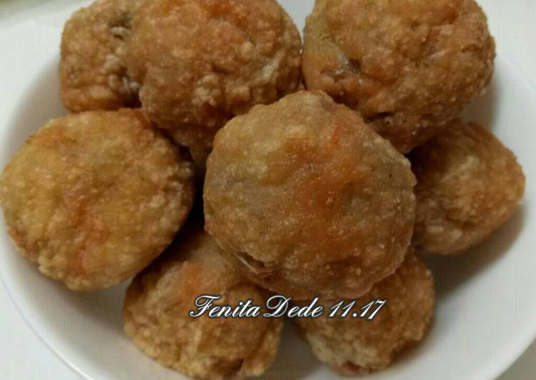 resep lengkap untuk Bakso Goreng