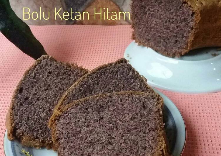 resep Bolu Ketan Hitam Panggang