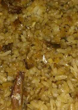 Nasi goreng ikan asin + sambel terasi