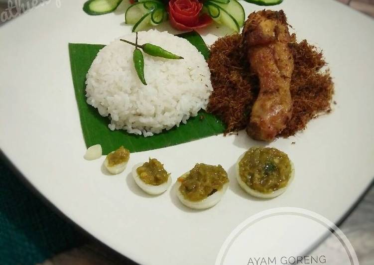 Resep Ayam goreng laos sambal lado ijo Karya AtHiex Purwa N