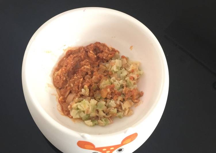 Spaghetti bolognese MPASI 9M