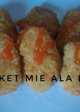 Kroket mie simpel