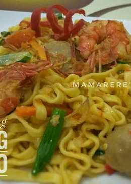 Mie Goreng Udang Bakso