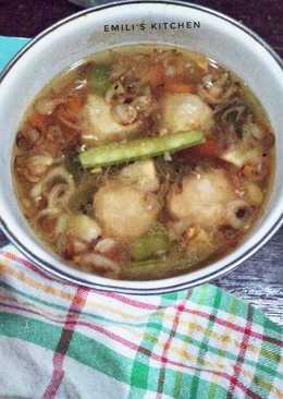 Sayur Sop Bakso Simpel