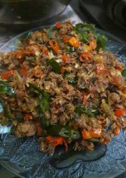 Tumis ikan peda cabe ijo