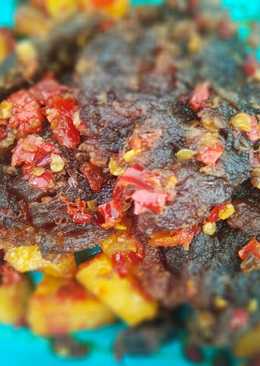 Dendeng Balado Sederhana enakÂ  Dan tahan lama
