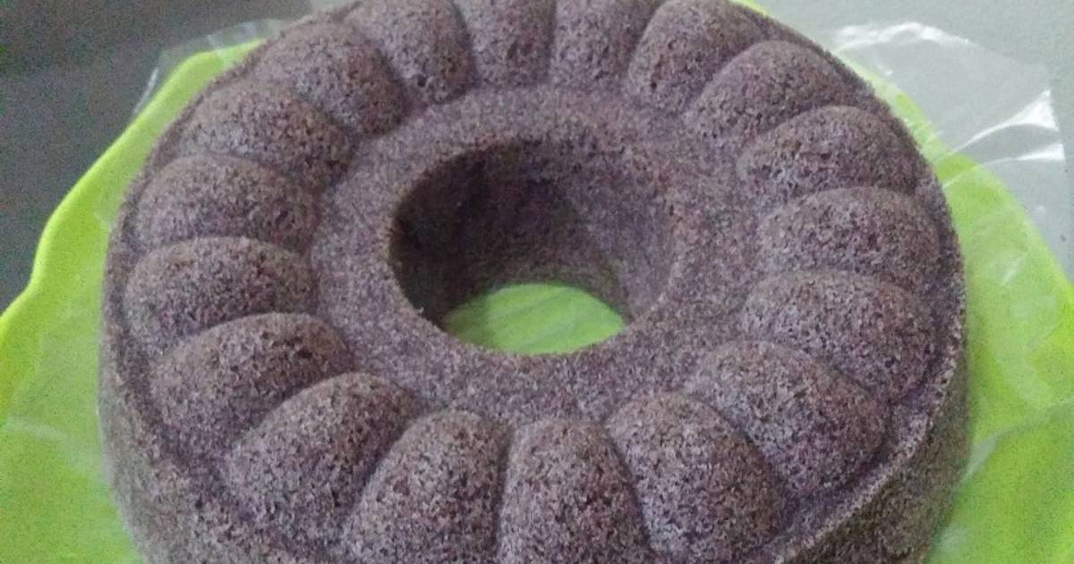 Resep Bolu kukus ketan hitam Resep Bolu kukus ketan hitam