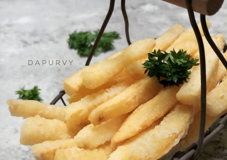 resep lengkap untuk FRENCH FRIES Crispy