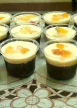 Silky chocolate pudding vla vanila