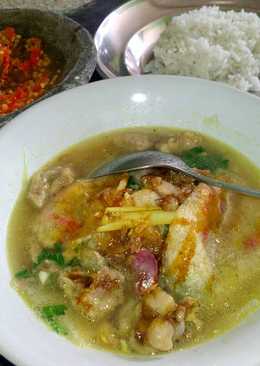 Kuah kuning soto sapi