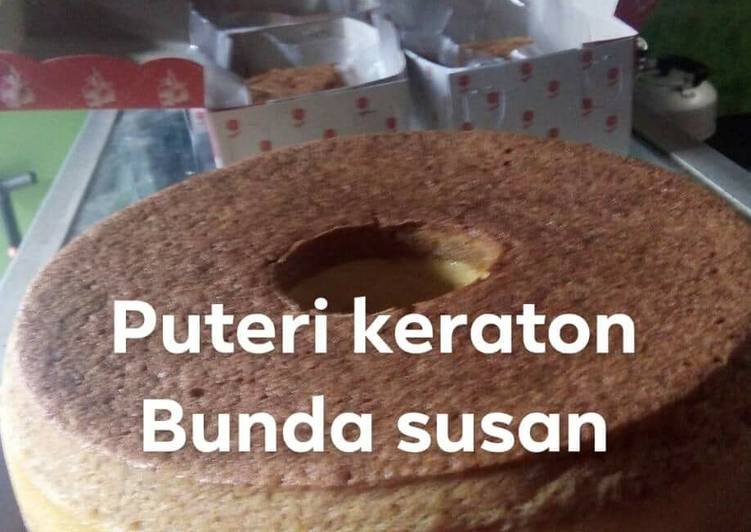 bahan dan cara membuat Putri keraton