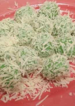 Klepon Keju (tanpa pandan)