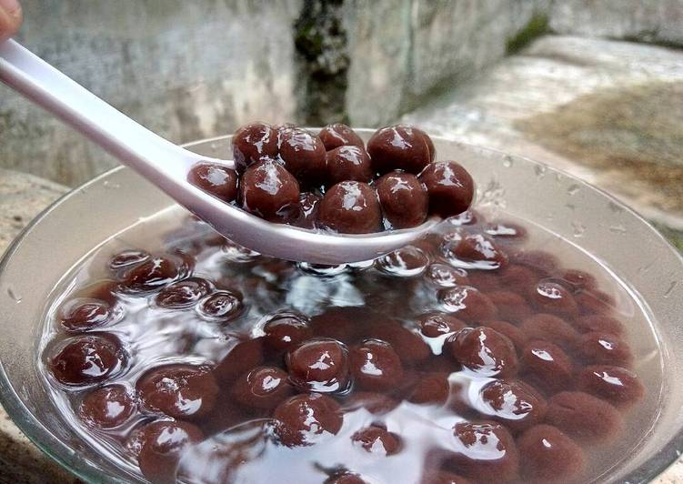 resep lengkap untuk Bubble Black Pearl