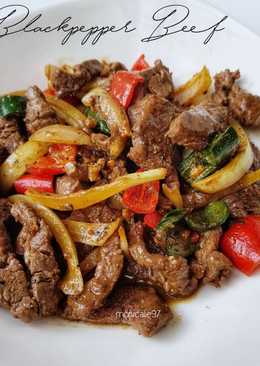 Sapi Lada Hitam (Blackpepper Beef)-lbih Empuk