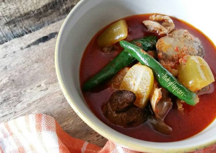 resep lengkap untuk Asam Padeh Hati Ampela Ayam