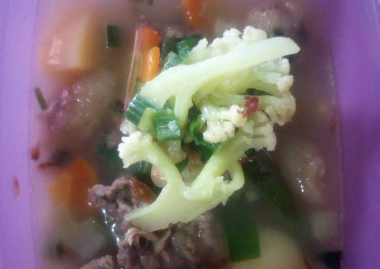 Sop Cincang Manjah
