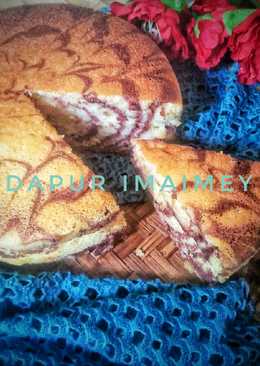 Marmer cake putih telur