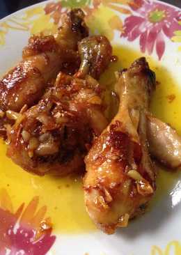 Ayam goreng mentega madu