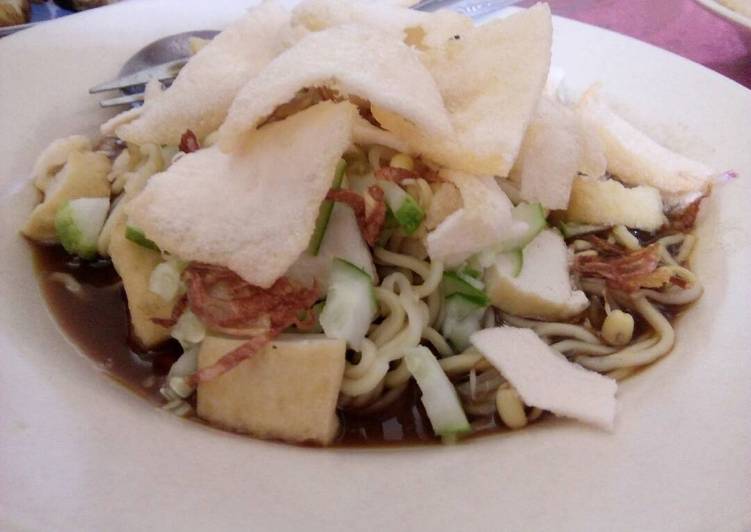 resep Rujak mie khas palembang