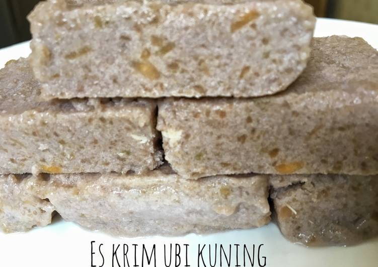 resep Es krim ubi kuning #indonesiamemasak