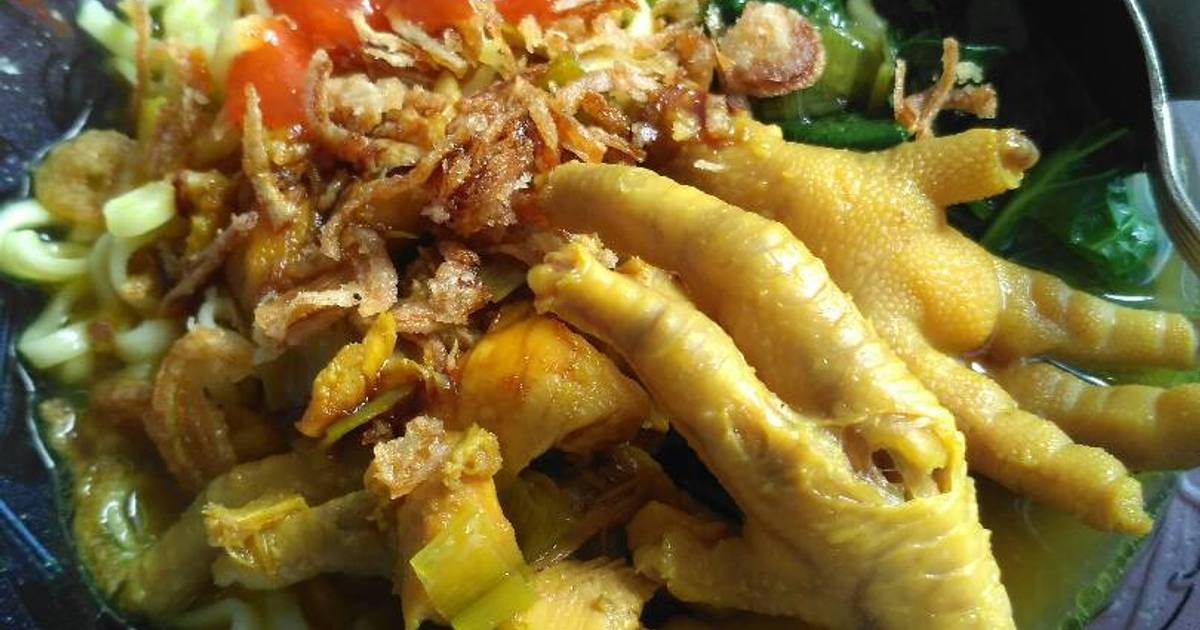  Mie  ayam  ceker  61 resep  Cookpad