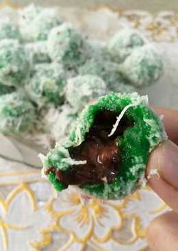 Klepon ketan isi coklat