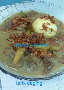 Terik daging dan telur