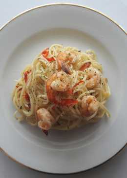 Spaghetti With Prawn