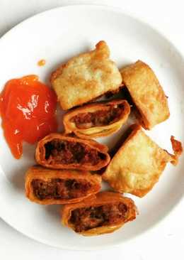 beef chicken egg roll