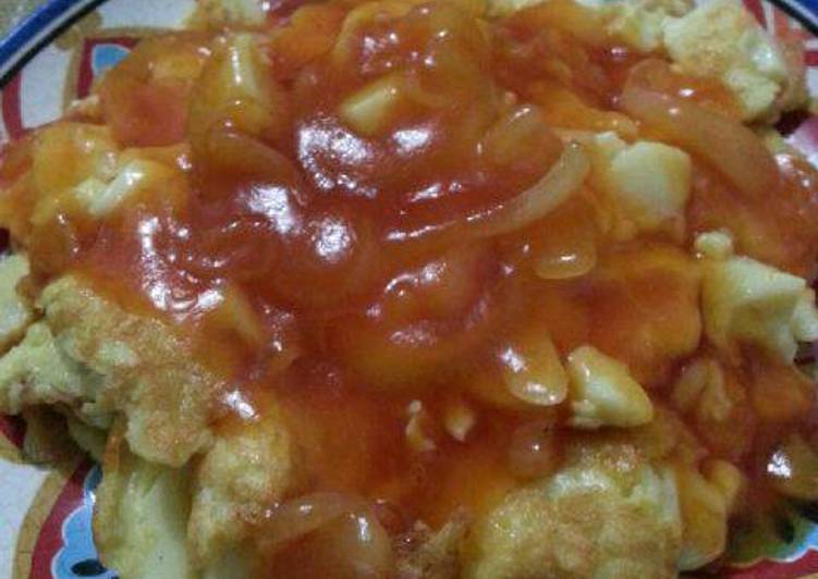 resep Tofu Telur Saus Asam Manis