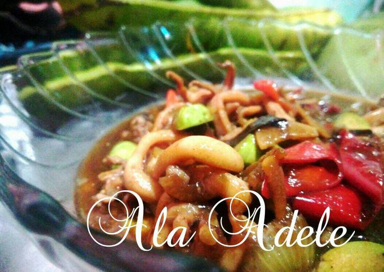 Resep Tongseng cumi pete saus tiram Karya adele prs