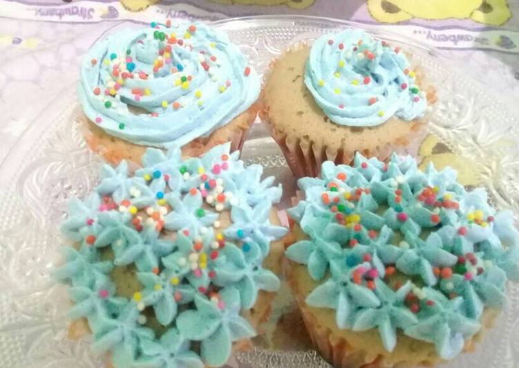 resep makanan Butter cup cake vanilla