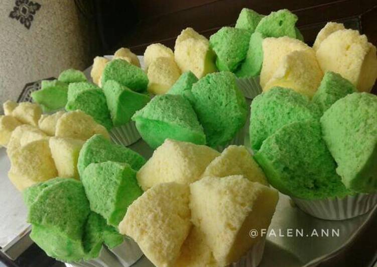 Resep Bolu kukus mekar, 5 BAHAN, tanpa air soda oleh falen ...