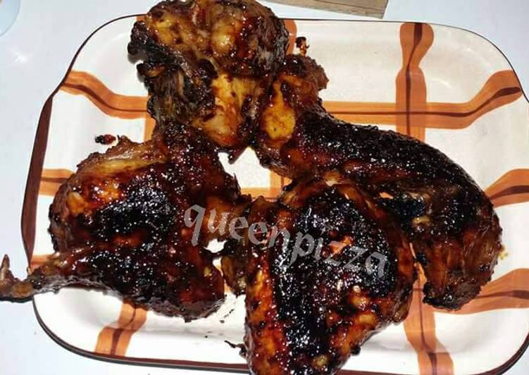 gambar untuk cara membuat Ayam bakar tefLon hematt bumbu tetep sedep bgt