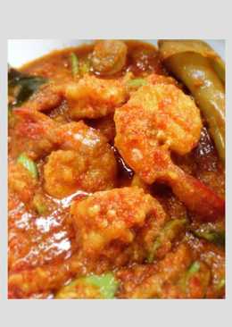 Udang-Pete Sambel Goreng Santan