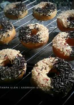 Donat Empuk Irit Tanpa Telur & Susu Tanpa Ulen