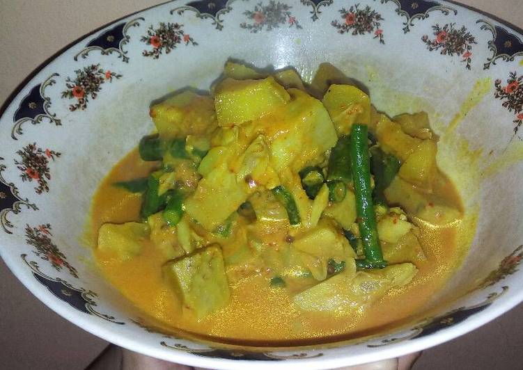 cara membuat Gulai Nangka kikil ala padang Simple??