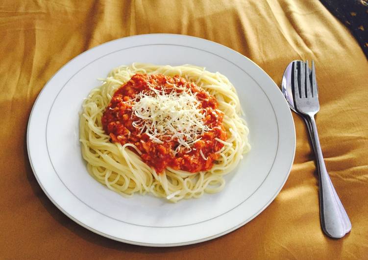 gambar untuk resep Spagethi bumbu instan