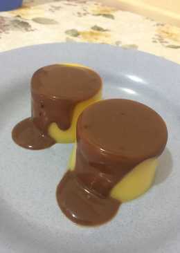 Puding Jagung Vla Coklat