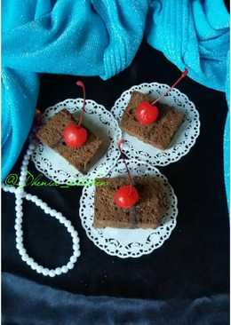 Brownies kukus lapis coklat ð'ð°ð«