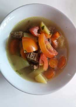 Sop daging super simple