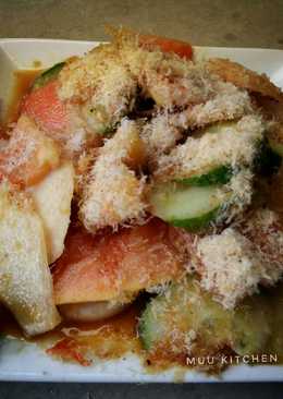 Rujak ebi Singkawang