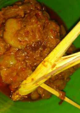 Rendang jengkol pedas