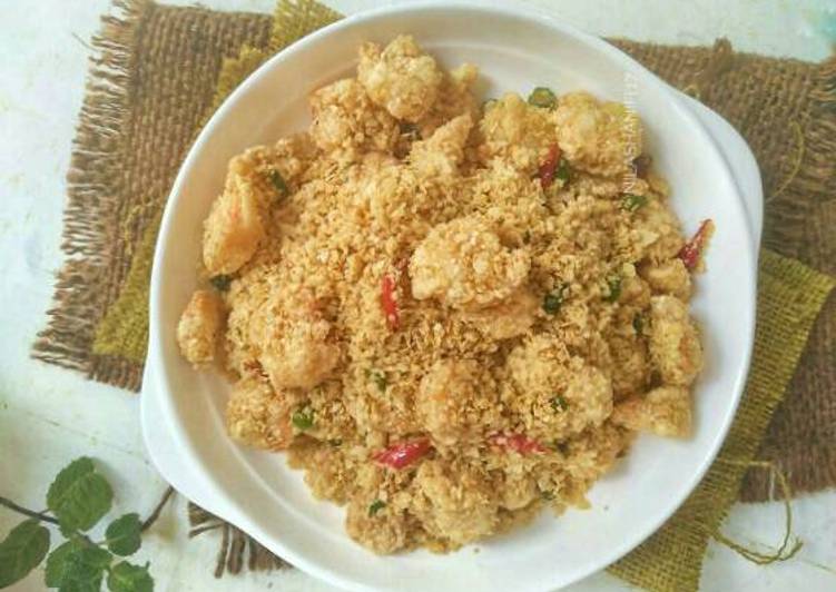 gambar untuk cara membuat Udang Goreng Nestum